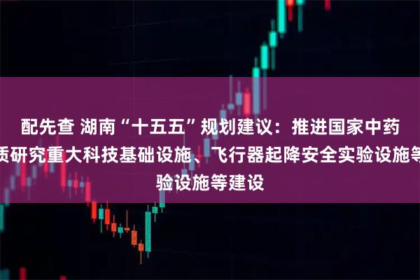配先查 湖南“十五五”规划建议：推进国家中药材种质研究重大科技基础设施、飞行器起降安全实验设施等建设